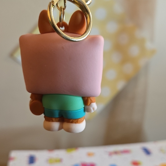 LABUBU Inspired Sleepy Bunny Keychain - - Picture 4 of 11